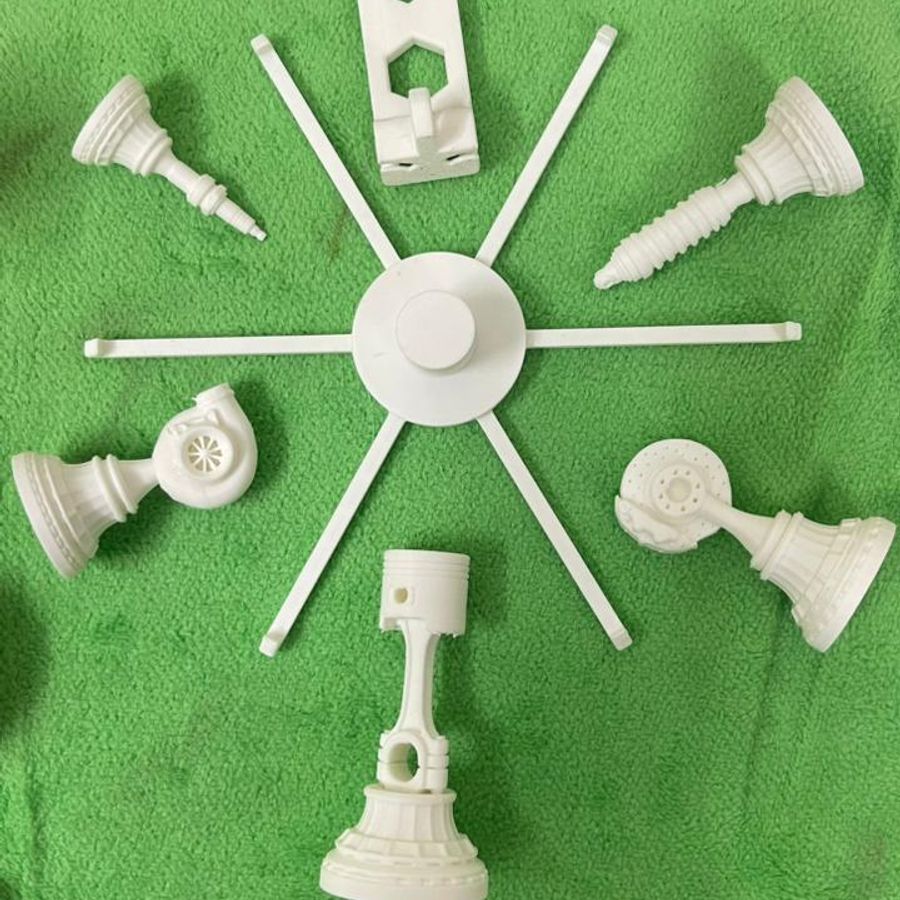 High-detail resin cosmetic concept model printed at Vadivam 3D